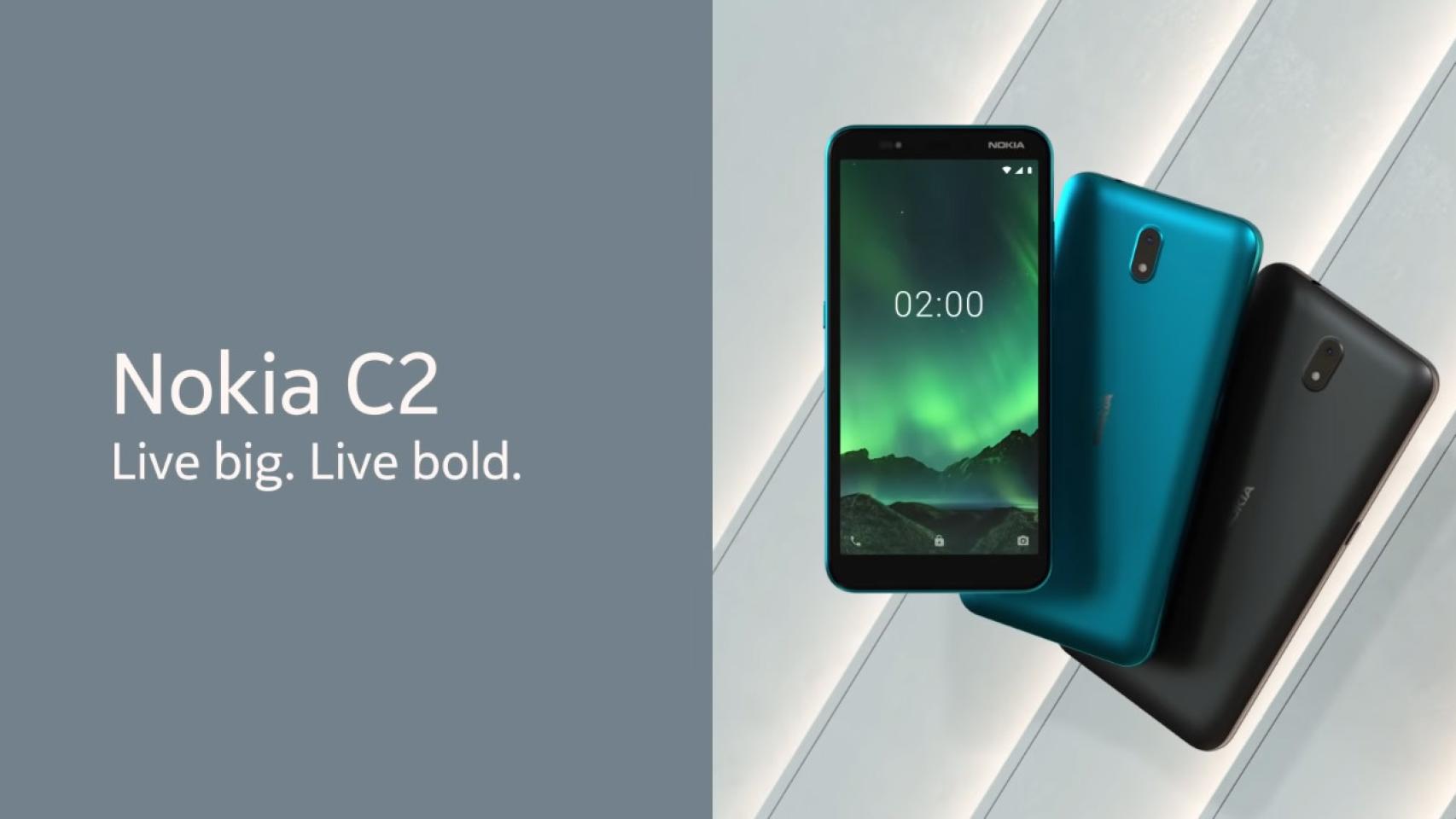 Nokia C2: el móvil más sencillo y barato de Nokia