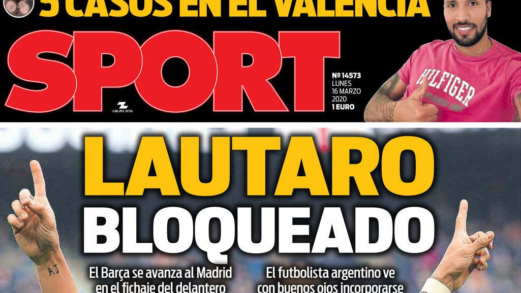 Portada Sport (16/03/20)