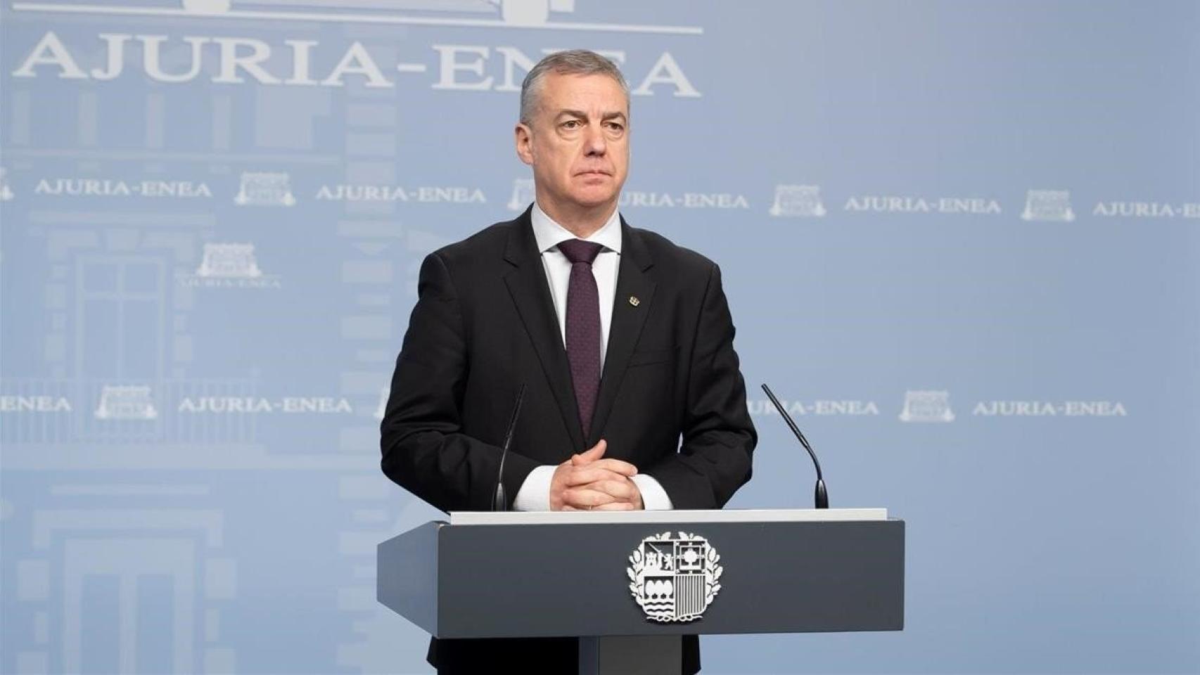El lehendakari, Iñigo Urkullu.