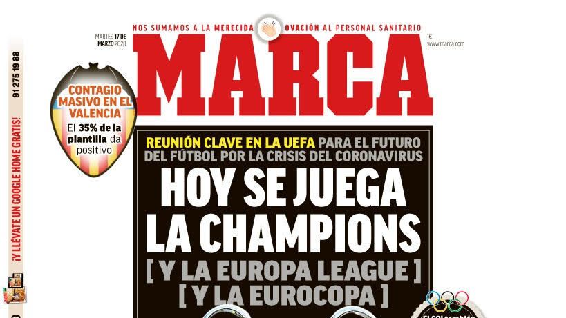 Portada MARCA (17/03/2020)