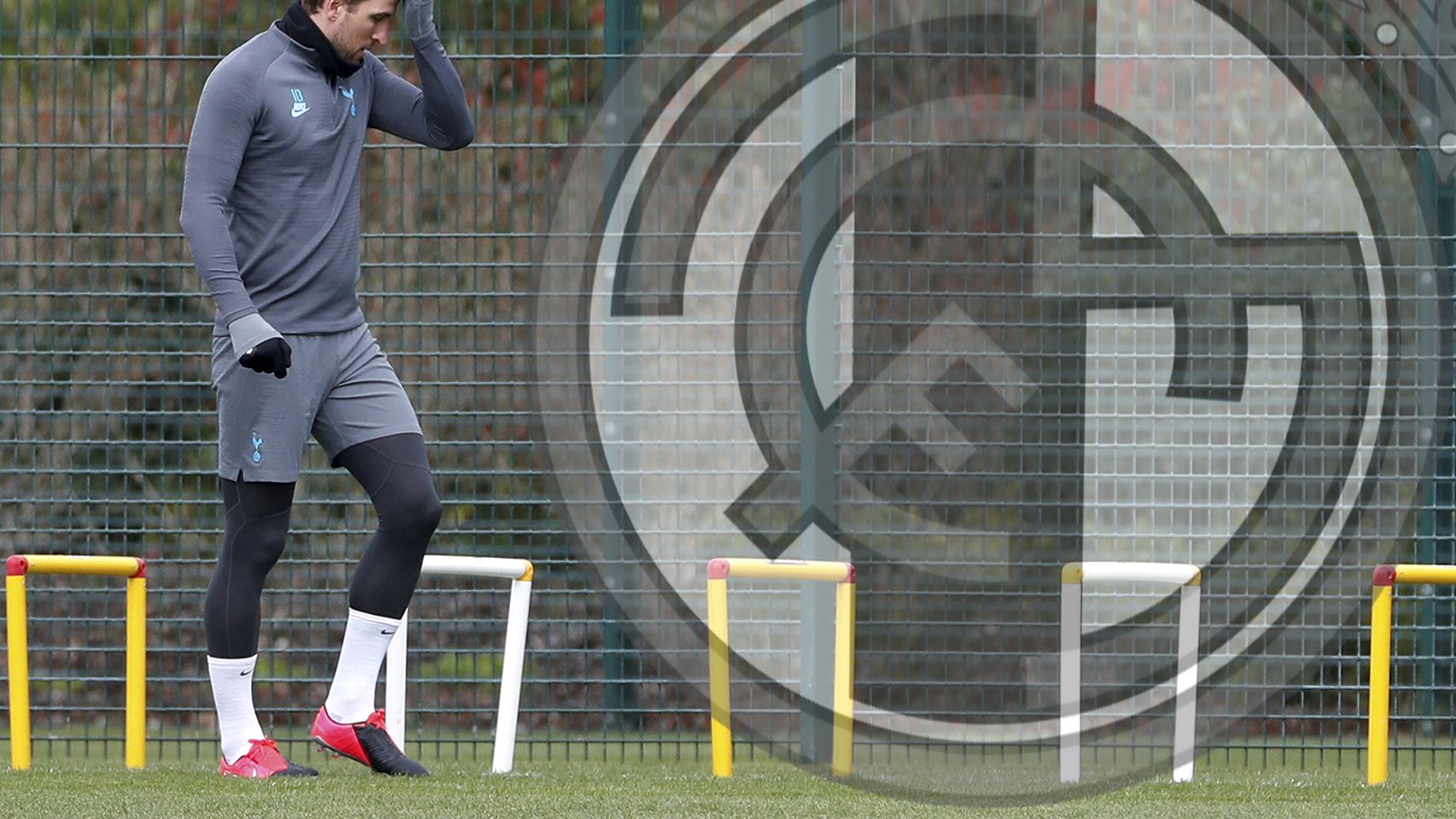 Harry Kane, durante un entrenamiento