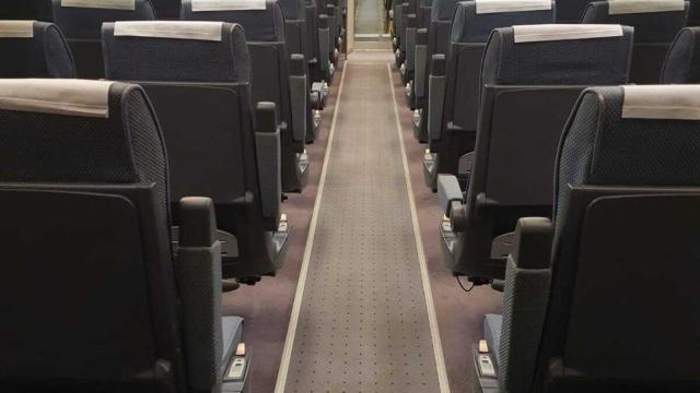 Imagen de un tren de Renfe vacío.
