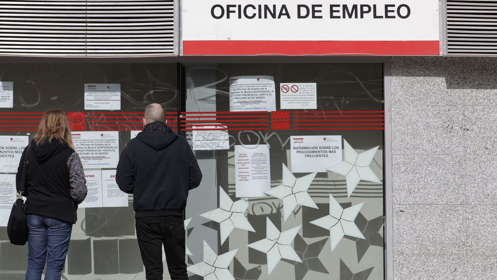Una oficina de Empleo en Alcorcón (Madrid). EP