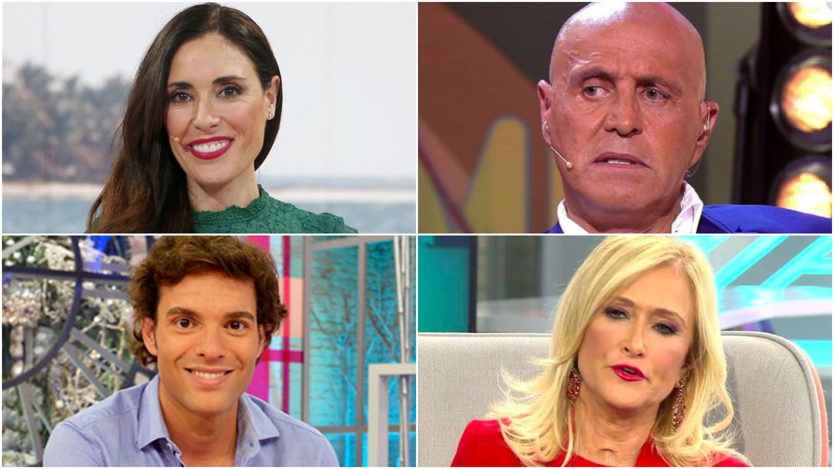 Isabel Rábago, Kiko Matamoros, Antonio Rossi y Cristina Cifuentes.