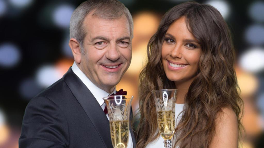 Carlos Sobera y Cristina Pedroche, presentadores de las Campanadas 2015 de Antena 3
