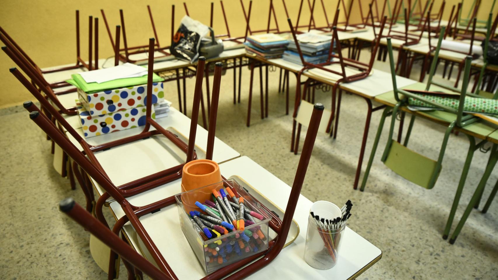Aula de Infantil del Colegio de Educación Infantil y Primaria Joaquín Costa de Madrid.