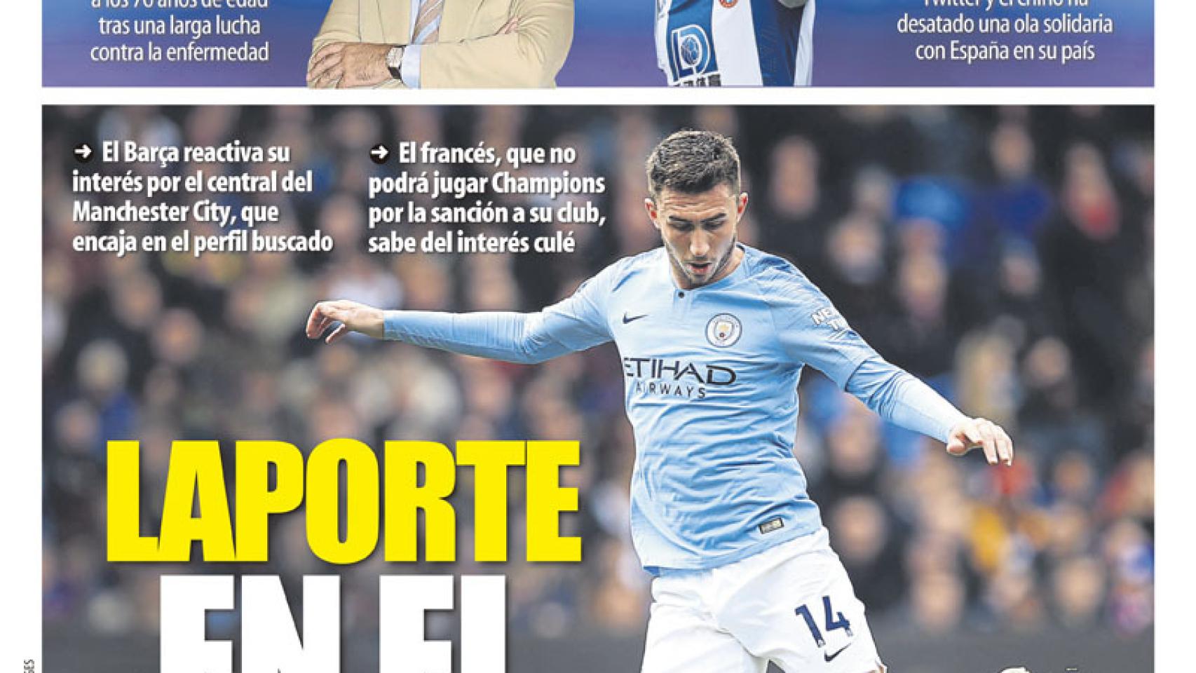 La portada del diario Mundo Deportivo (22/03/2020)
