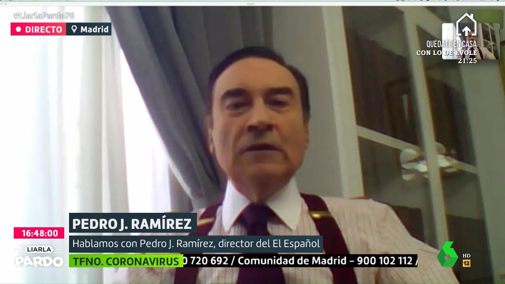 Pedro J. en La Sexta.