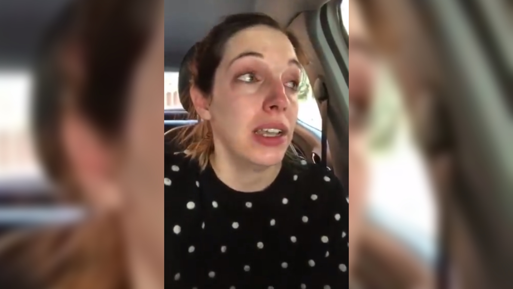 La sanitaria acaba rompiendo a llorar mientras pide que la gente se quede en sus casas.