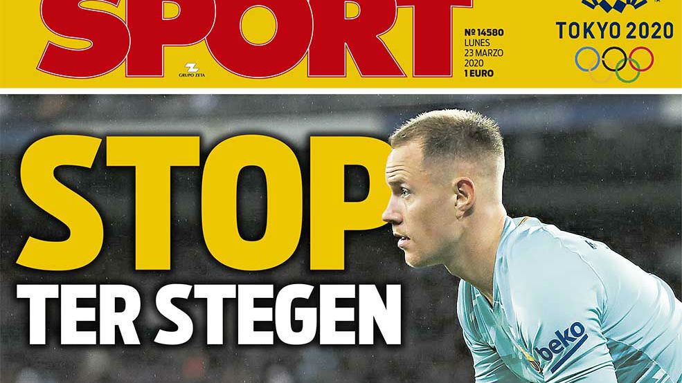 Portada Sport (23/03/20)