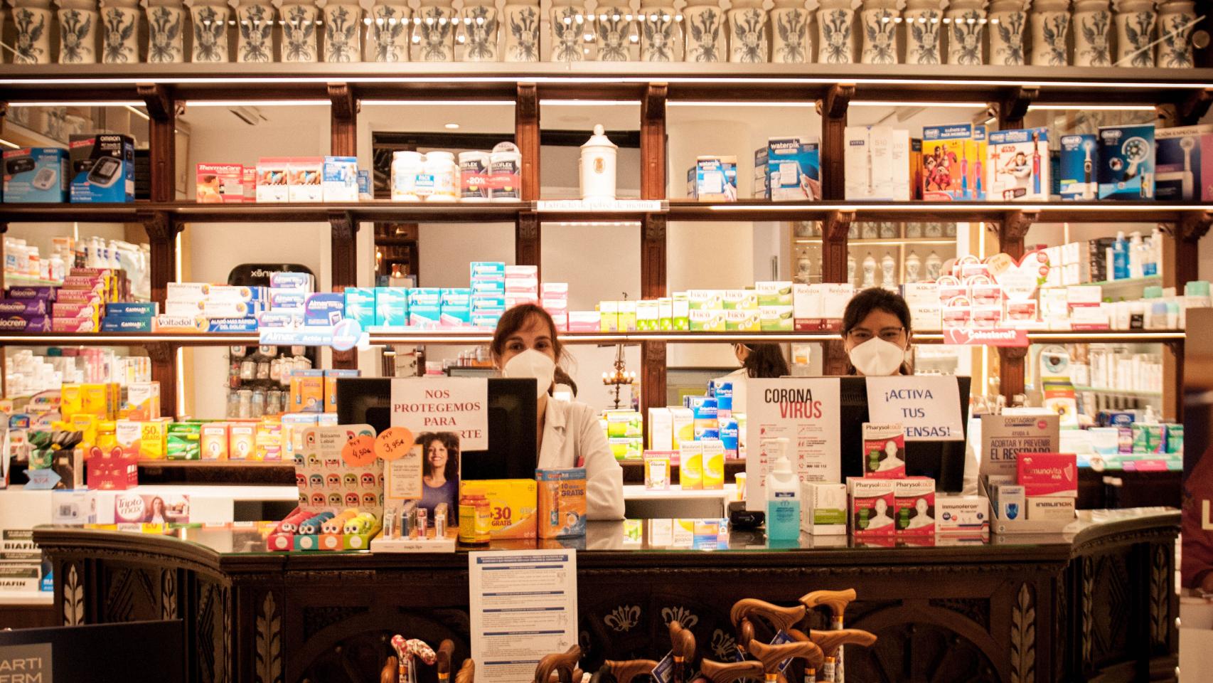 La Farmacia de la Reina Madre, en Madrid.
