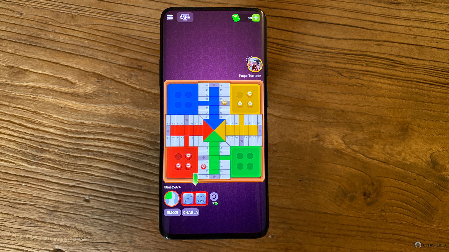 Juego Parchis Star.