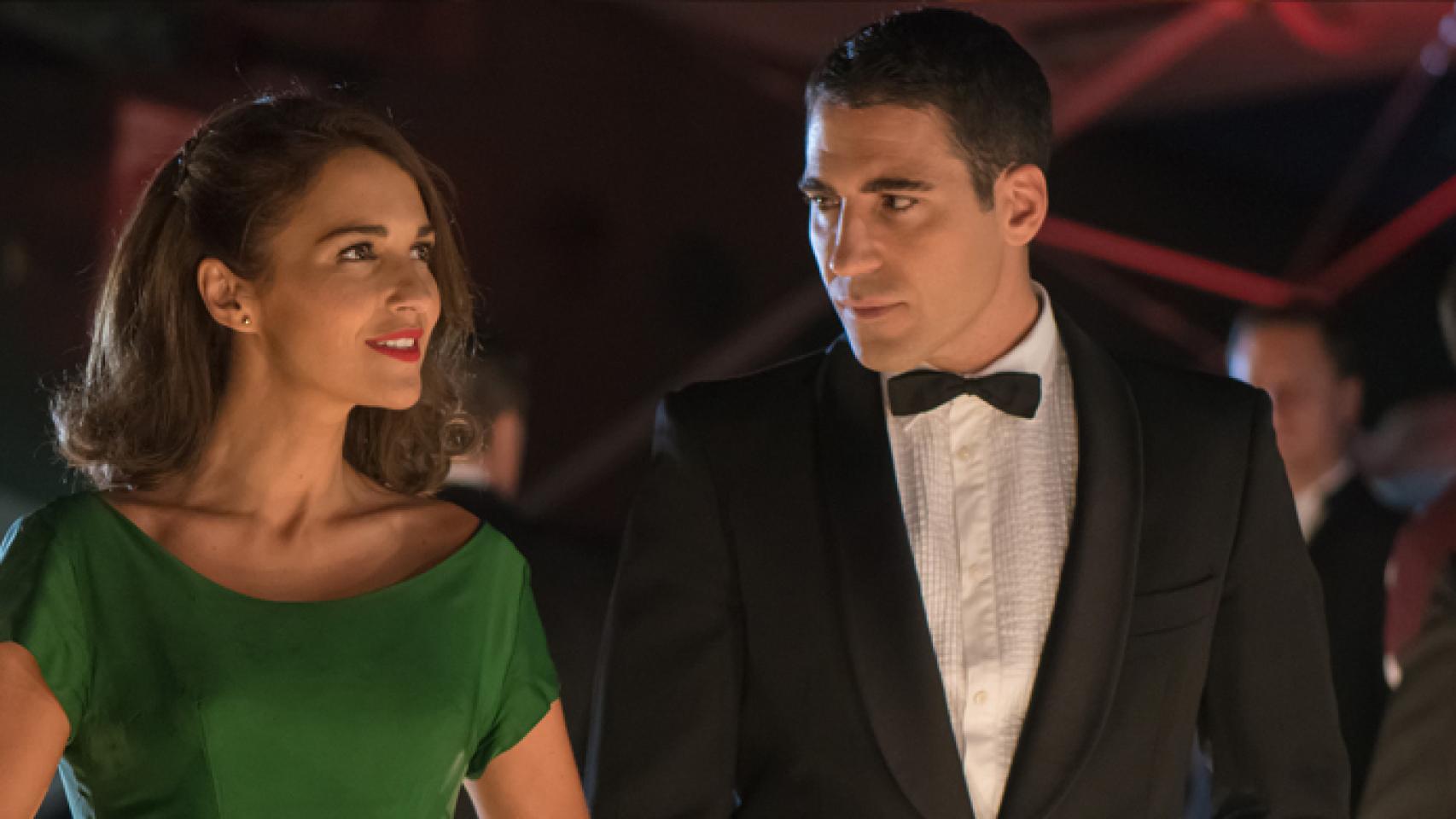 Paula Echevarría y Miguel Ángel Silvestre en la tercera temporada de 'Velvet'