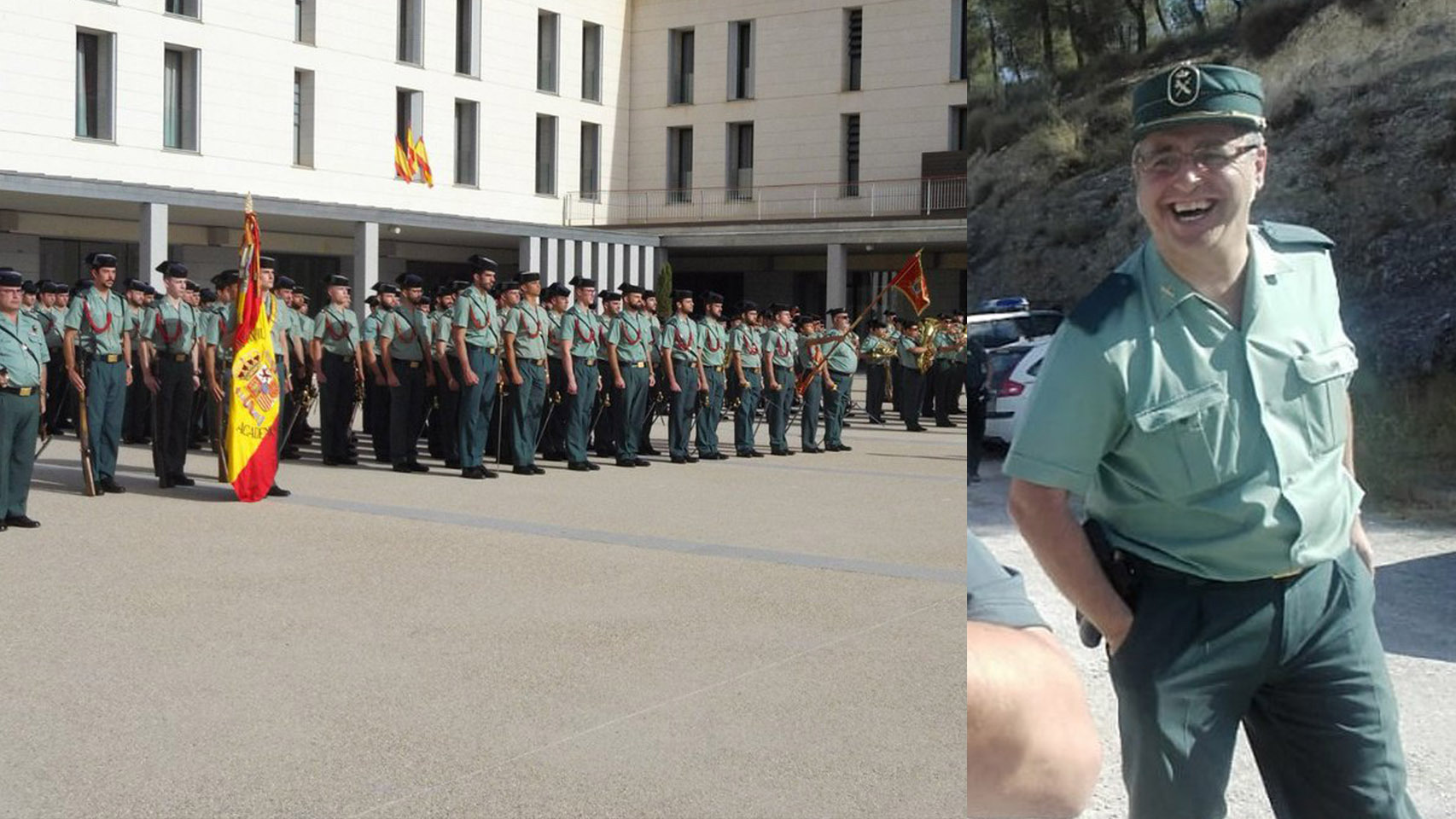 Trabajaba en la Academia de Oficiales de Aranjuez.