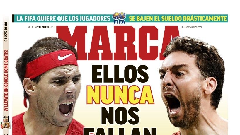 Portada MARCA (27/03/20)