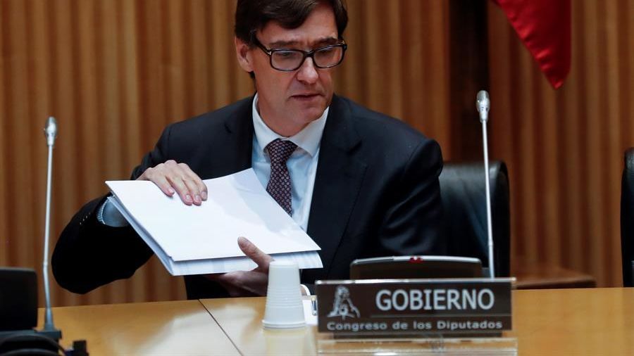 El ministro de Sanidad, Salvador Illa.