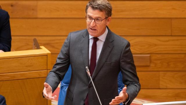Núñez Feijóo comparece ante el Parlamento de Galicia