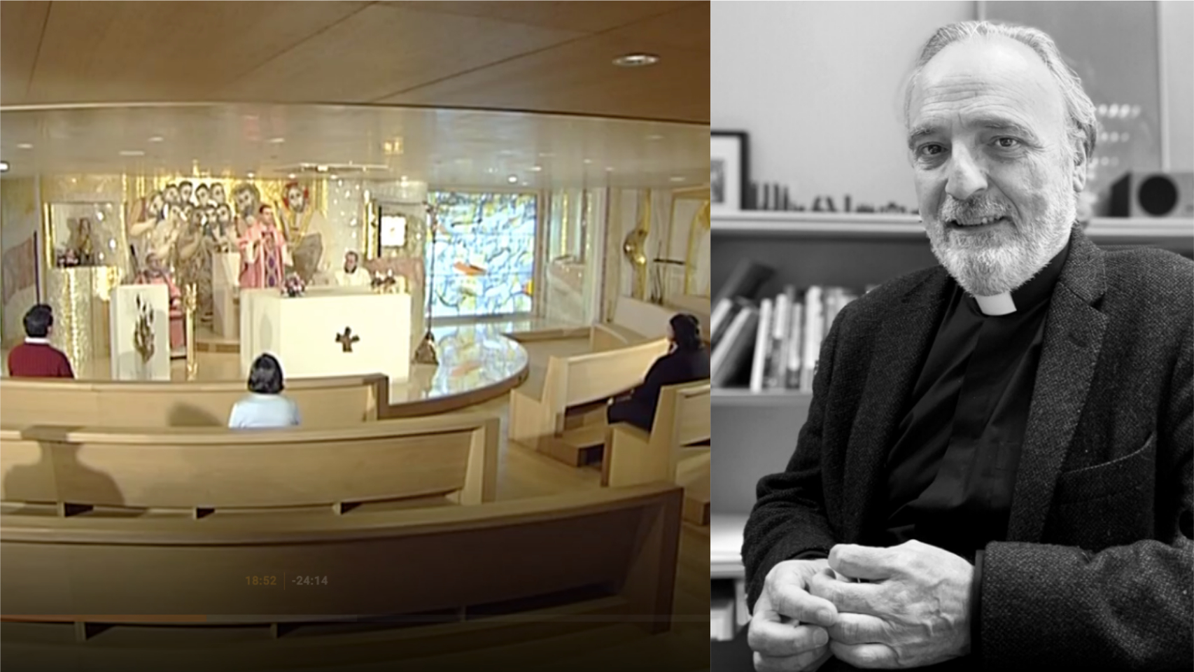 Juan Carlos Ramos, director de 'El día del Señor', y el aspecto de la última misa emitida en La 2.