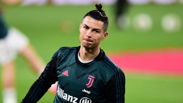 Cristiano Ronaldo, durante un partido con la juventus