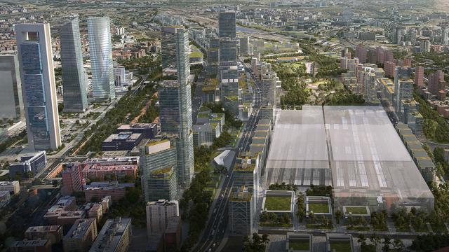 Infografía de Madrid Nuevo Norte.