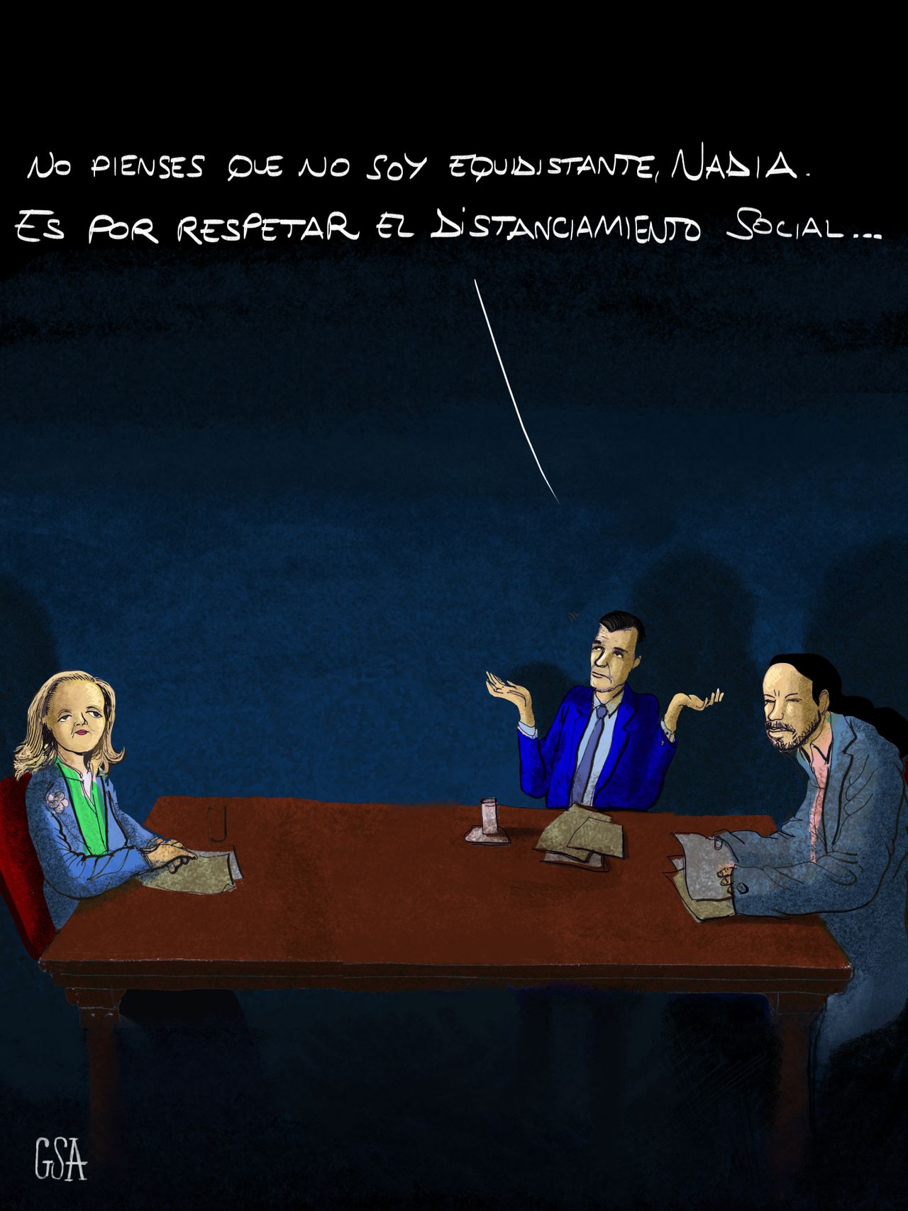 El distanciamiento social