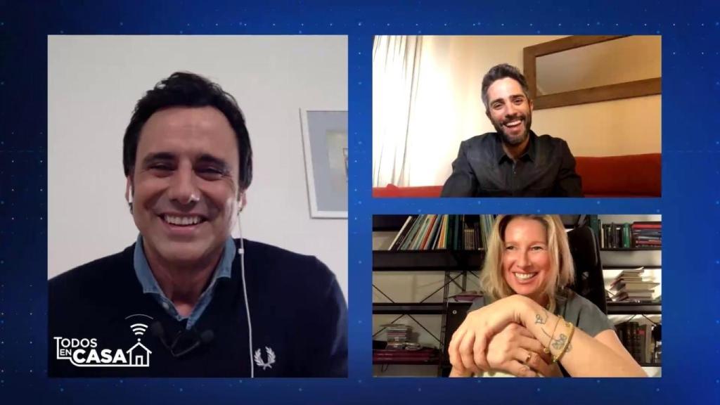 Ion Aramendi, en conexión desde su casa con Roberto Leal y Anne Igartiburu