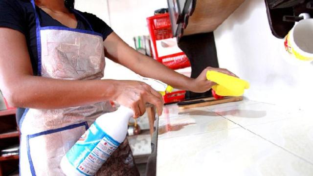 Una empleada del hogar.