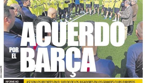 Portada Mundo Deportivo (31/03/2020)