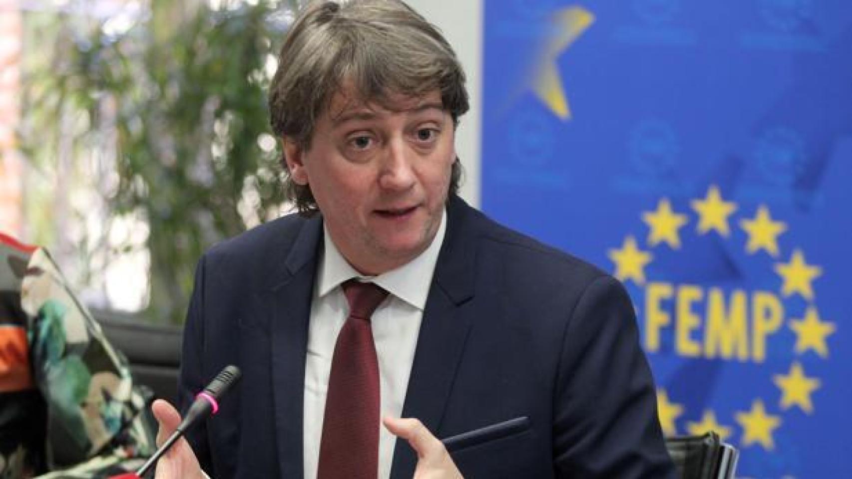 El alcalde de Soria, Carlos Martínez (PSOE).