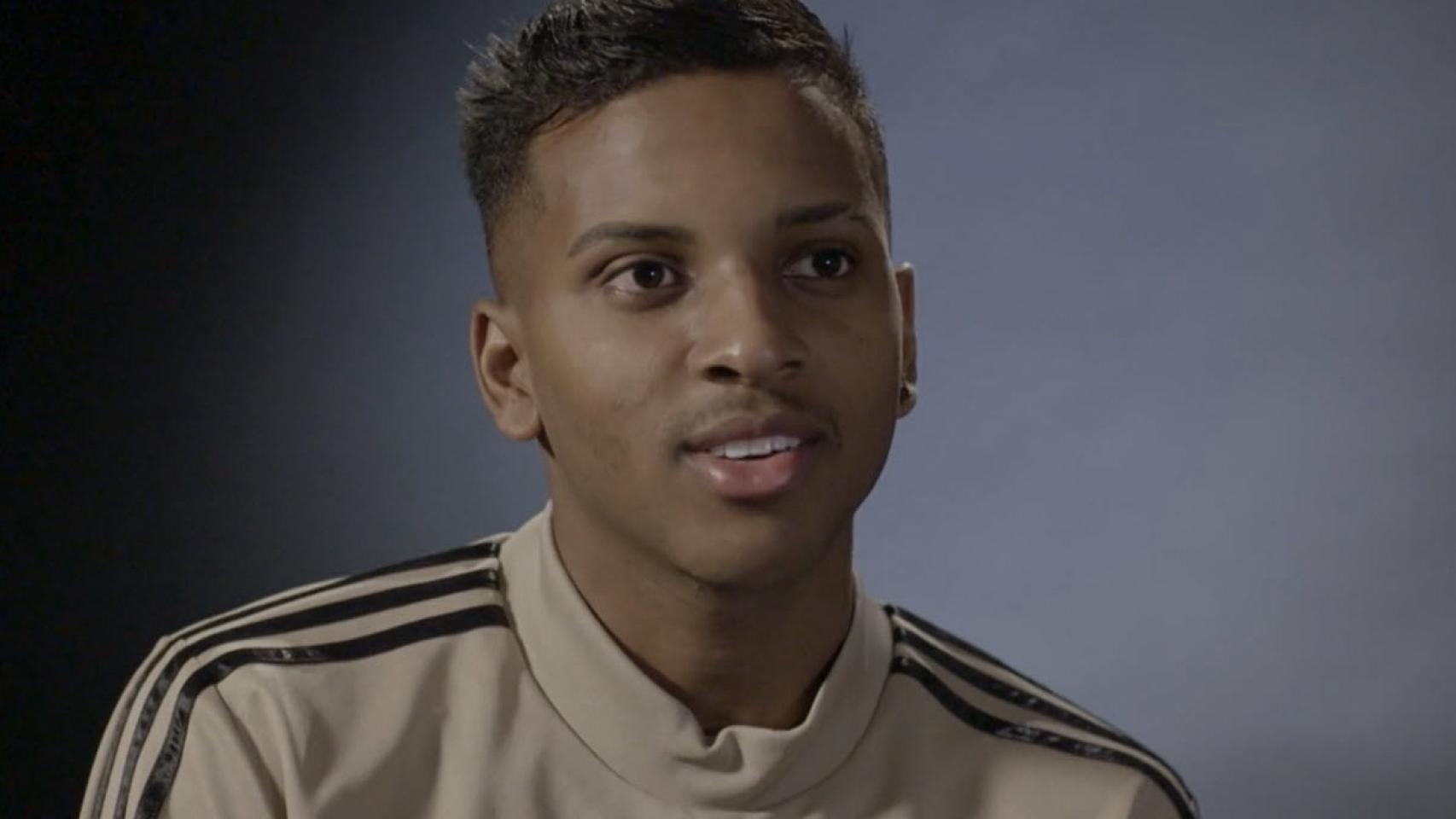 Rodrygo Goes, en una entrevista a DAZN