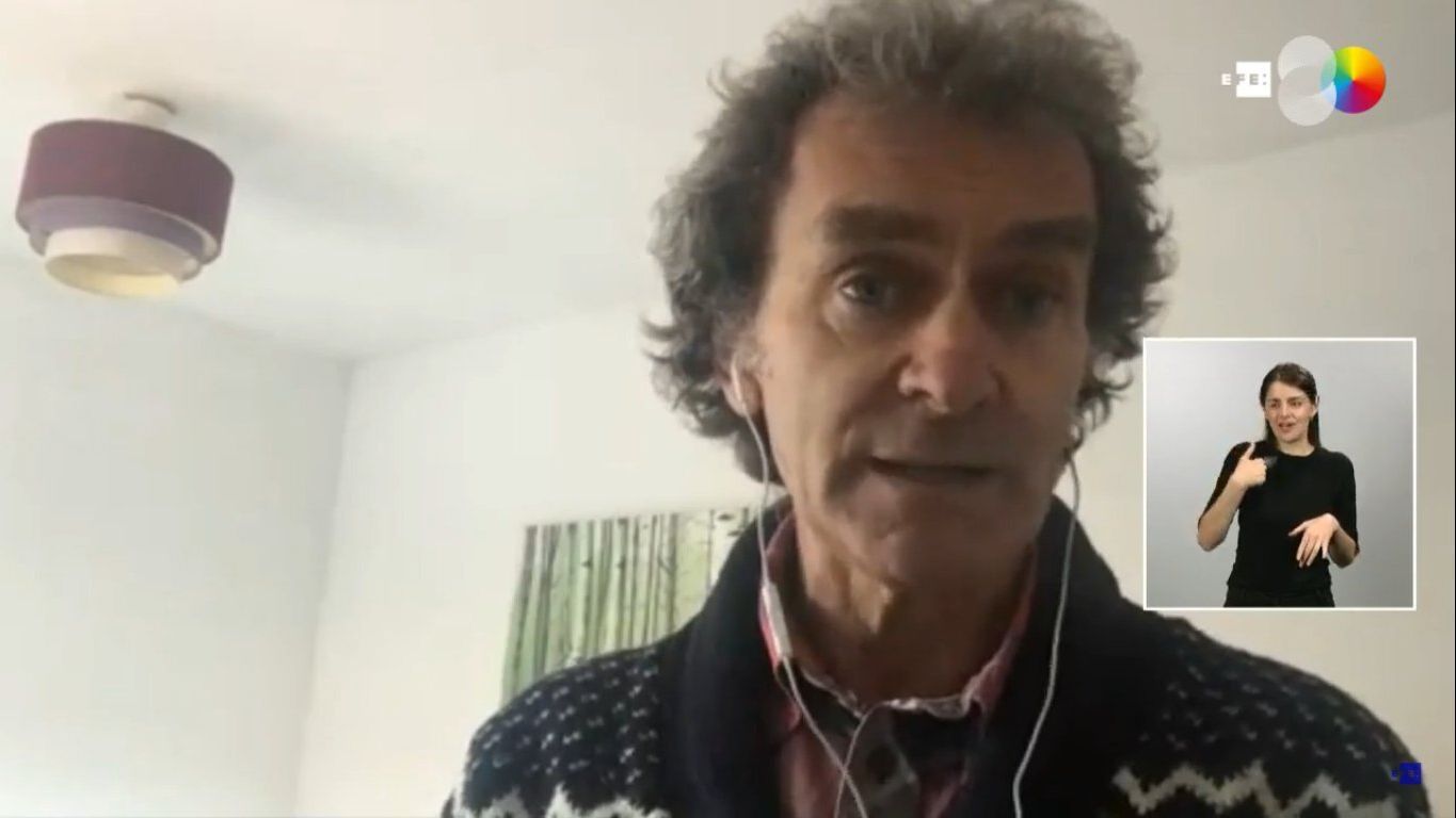 Fernando Simón reaparece desde su casa.