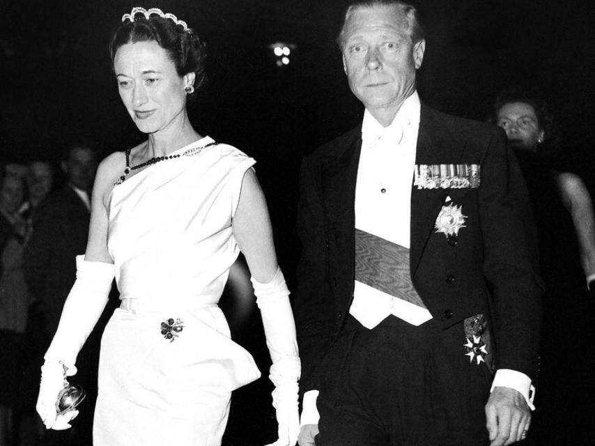 Wallis Simpson y Eduardo de Windsor.