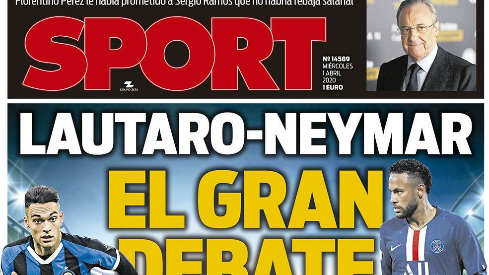Portada Sport (01/04/20)