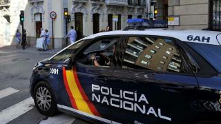 Una patrulla del Cuerpo Nacional de Policía.