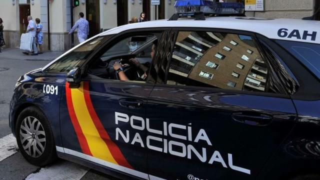 Un coche patrulla de la Policía Nacional.