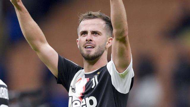 Pjanic, en un partido de la Juventus de Turín