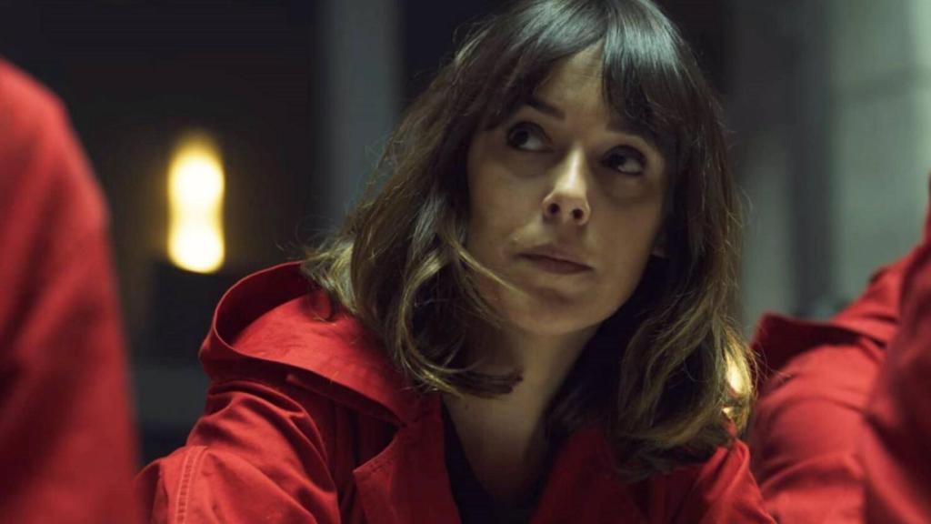 Fotograma de Belén Cuesta en 'La Casa de Papel'.