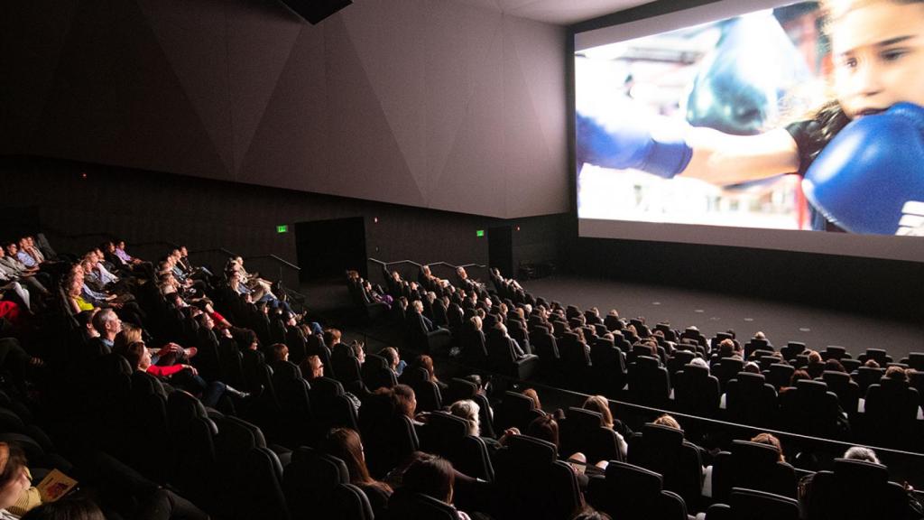 Imagen de archivo de una sala de cine.