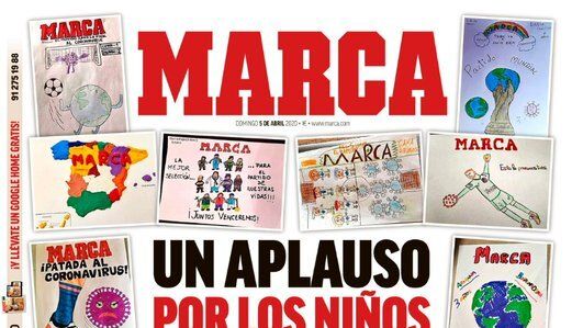 La portada del diario MARCA (05/04/2020)