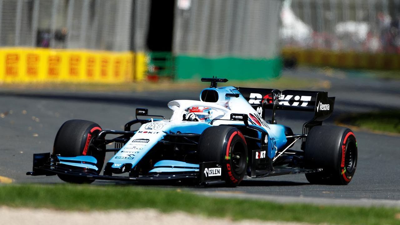 George Russell, durante un GP de F1