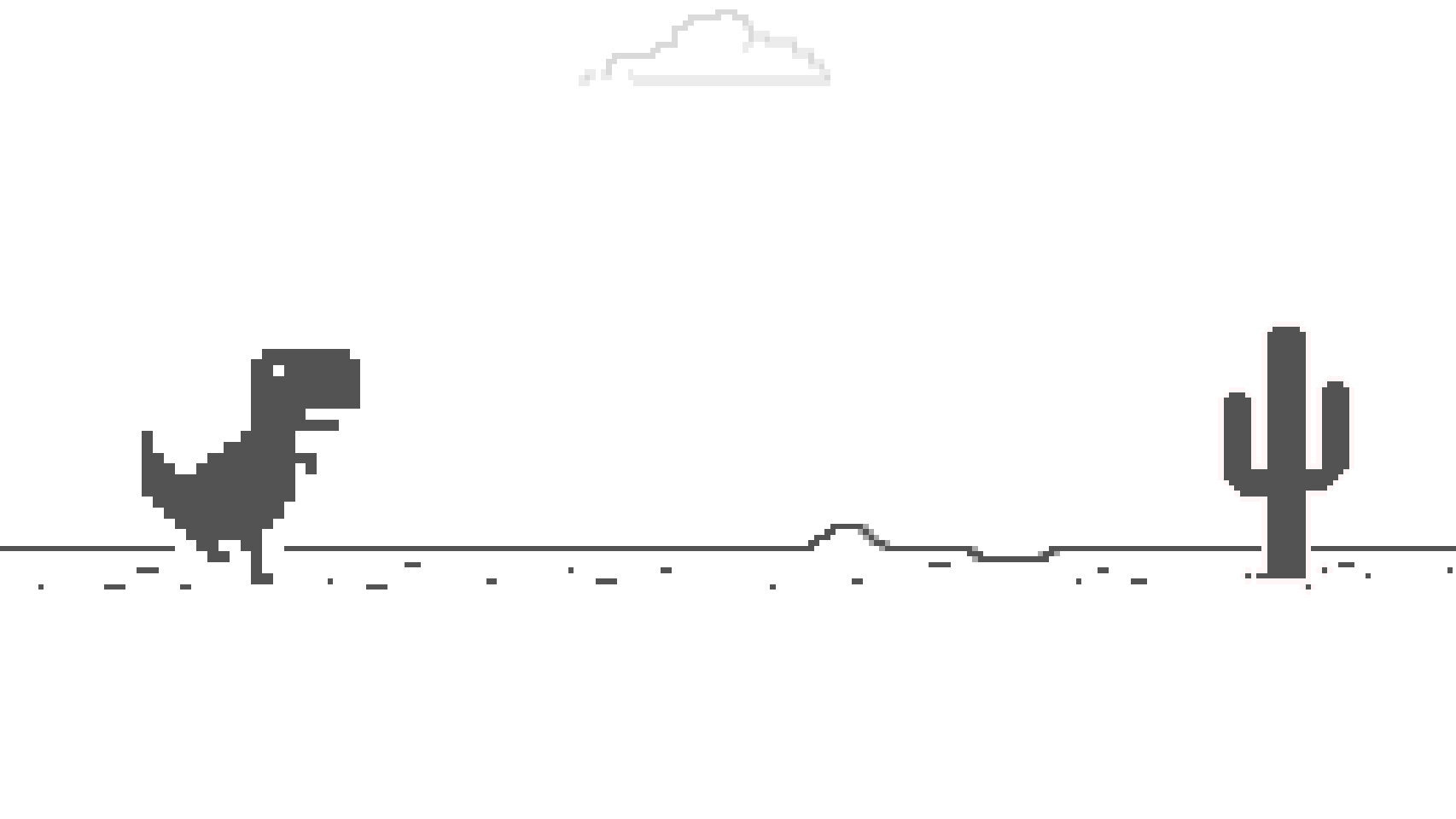 Juego del dinosaurio de Chrome