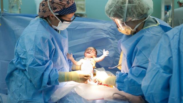 Un alumbramiento, en un hospital tinerfeño.