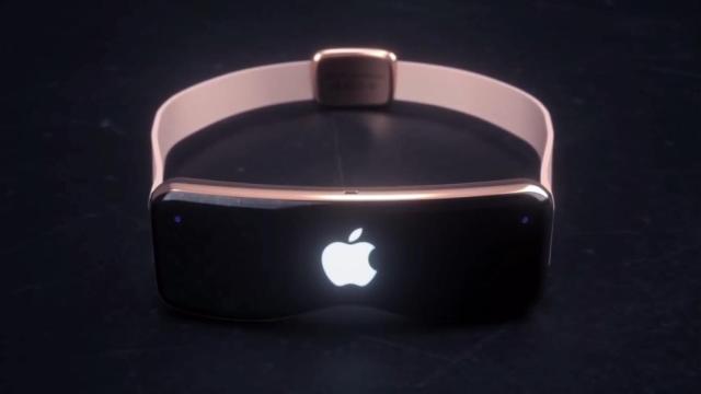 Concepto de gafas de realidad virtual de Apple.