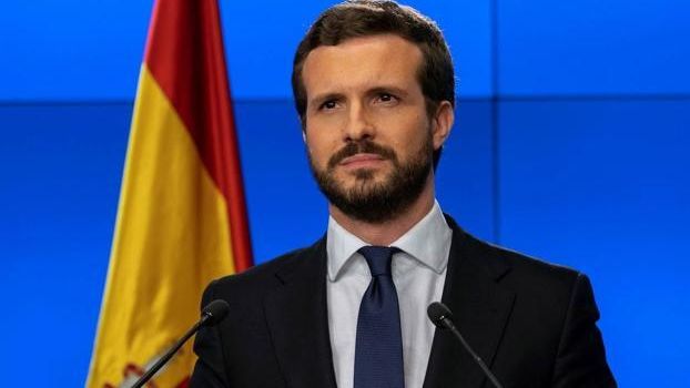 El presidente del PP, Pablo Casado, en una imagen de archivo.