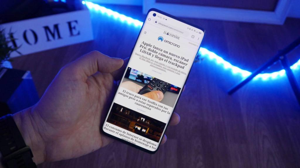 Pantalla del Oppo Find X2 Pro.