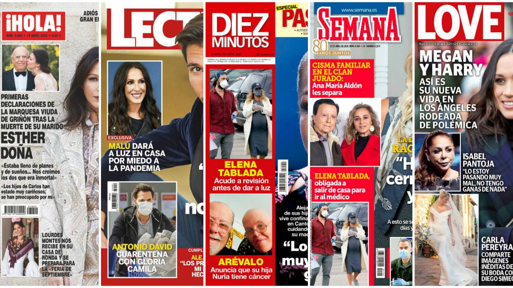 Estas son las revistas de este miércoles.