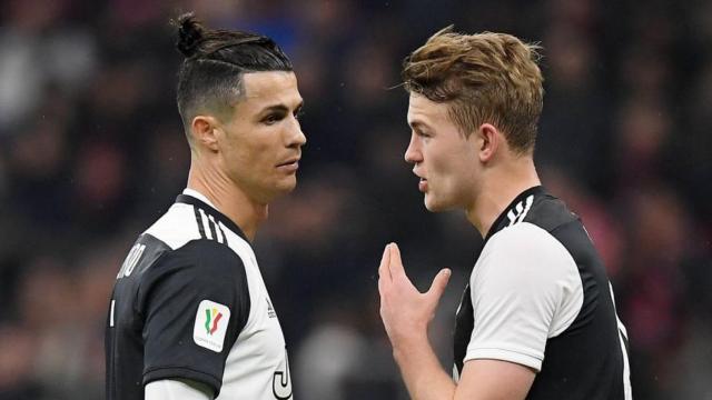 Cristiano Ronaldo y De Ligt