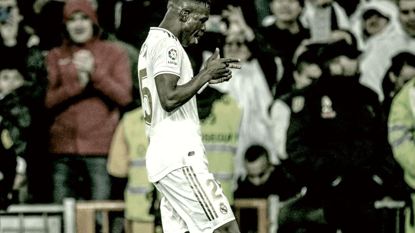 Vinicius Junior celebra un gol esta temporada