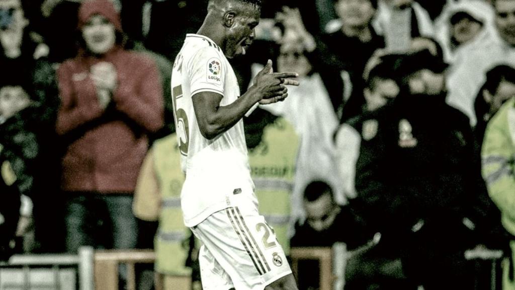 Vinicius Junior celebra un gol esta temporada