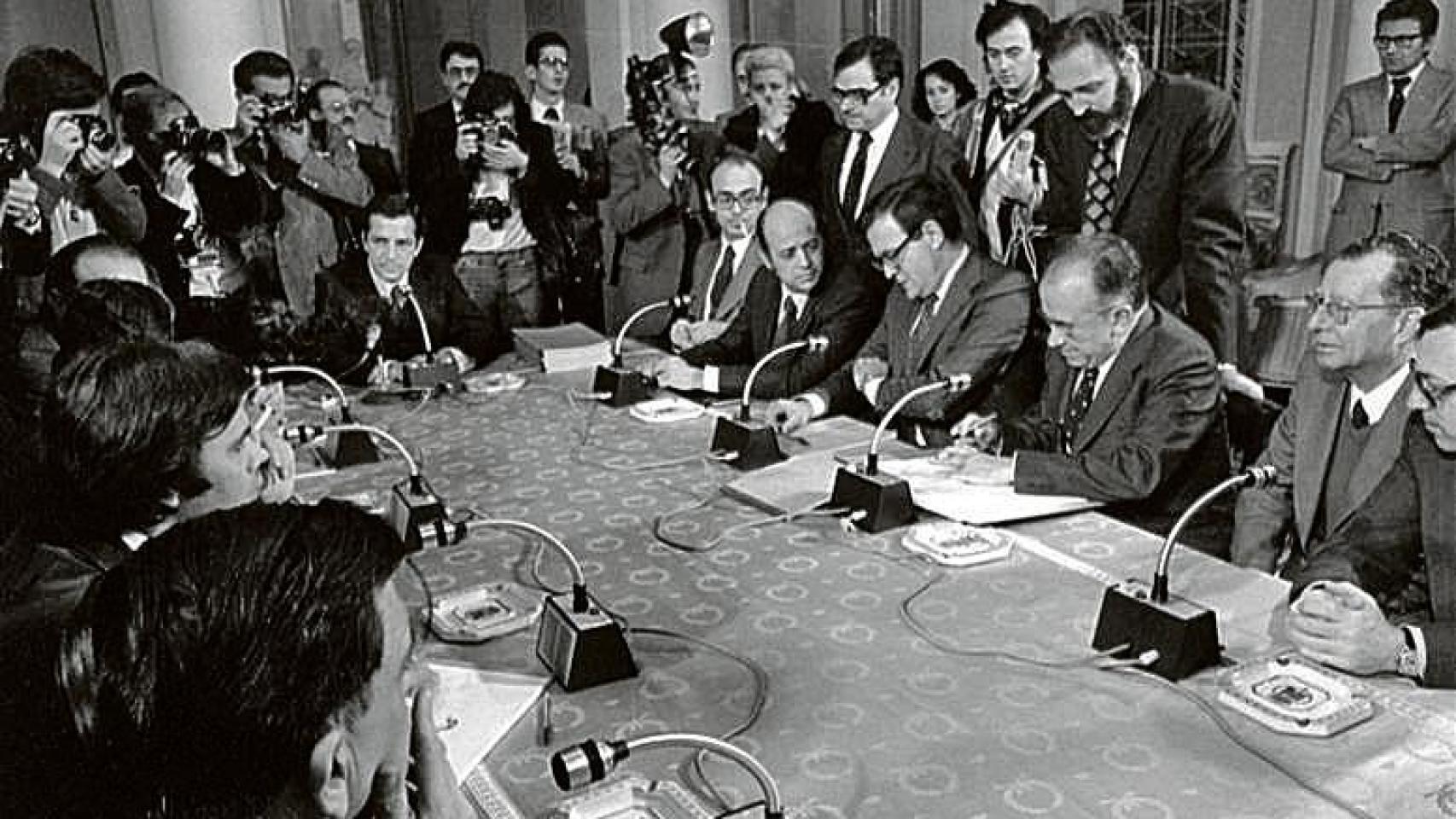Negociación de los Pactos de la Moncloa.